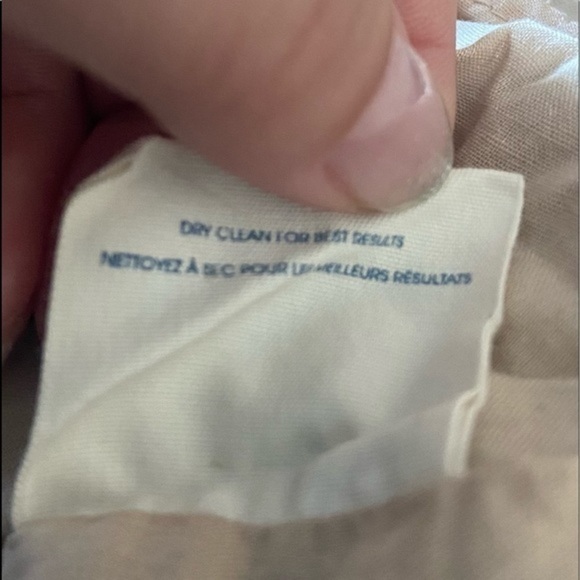 ANTHROPOLOGIE EDME & ESYLLTE Gold Shimmer Gilded Lily Linen Tiered Midi Skirt 8 - Picture 6 of 7